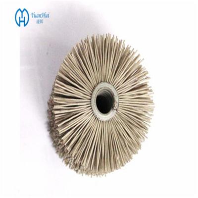 YuanHui Single Metal Back Cylinder Brush - Abrasive Filament Brush